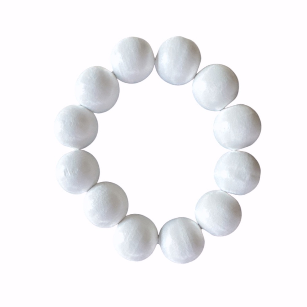 3 FOR $10 HANDCRAFTED Chunky Neutral Beaded Bracelet